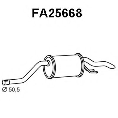 Tubo de Escape para FIAT Punto 1.3 JTD