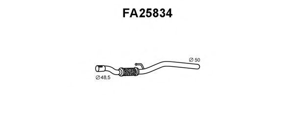 Tubo de Escape para FIAT Doblò 1.3 Multijet 16V JTD