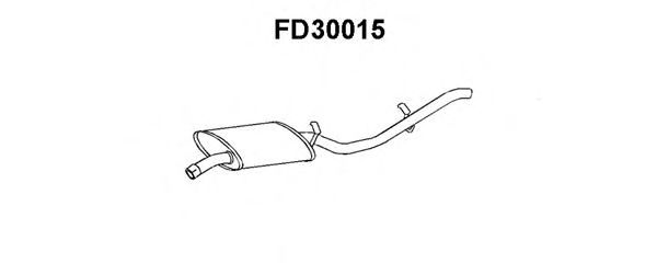 Tubo de Escape para FORD Fiesta 1.1