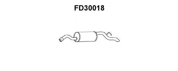 Tubo de Escape para FORD Escort 1.4