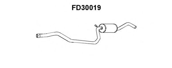 Tubo de Escape para FORD Fiesta 1.1