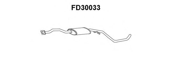 Tubo de Escape para FORD Escort 1.4