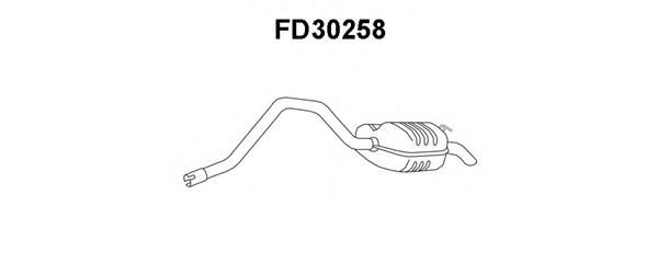 Tubo de Escape para FORD Mondeo 1.8i 16V