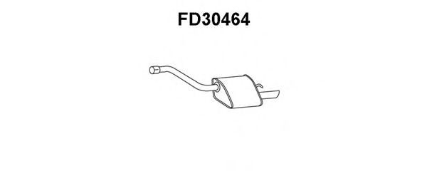 Tubo de Escape para FORD Focus 1.6 16V