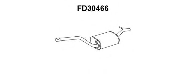 Tubo de Escape para FORD Focus 1.6 16V