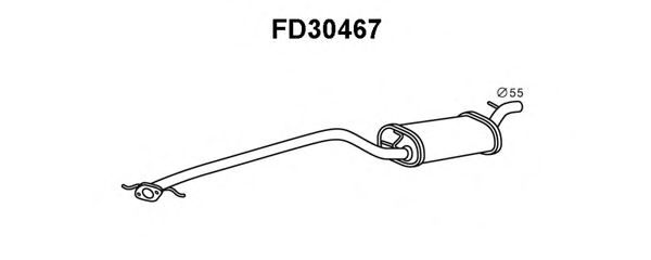 Tubo de Escape para FORD Focus 1.8 TDCi