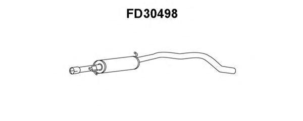 Tubo de Escape para FORD Galaxy 1.9 TDI