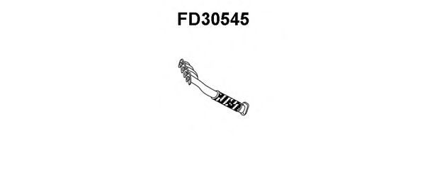 Tubo de Escape para FORD Focus 1.4 16V