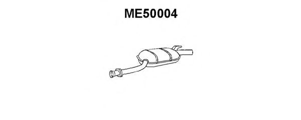Tubo de Escape para MERCEDES-BENZ 190 190 D 2.5 Turbo