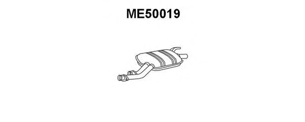 Tubo de Escape para MERCEDES-BENZ 190 190 D 2.5 Turbo