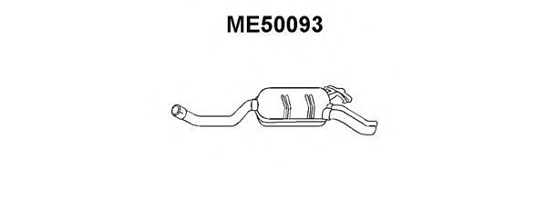 Tubo de Escape para MERCEDES-BENZ Clase E E 250 TD