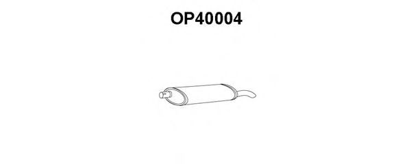 Tubo de Escape para OPEL Kadett 1.3 N