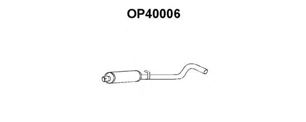 Tubo de Escape para OPEL Corsa 1.0