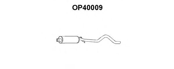 Tubo de Escape para OPEL Kadett 1.6i