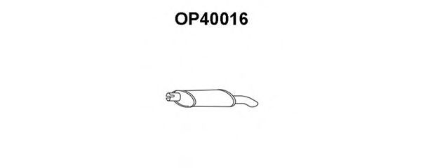Tubo de Escape para OPEL Astra 1.7 D