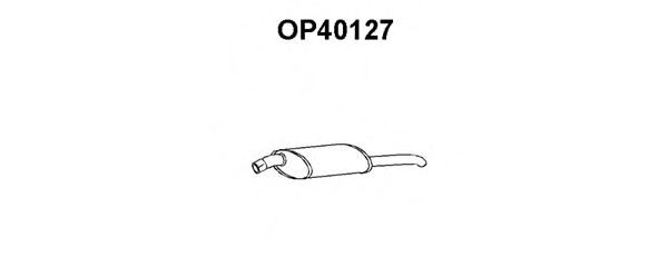 Tubo de Escape para OPEL Kadett 1.3 N