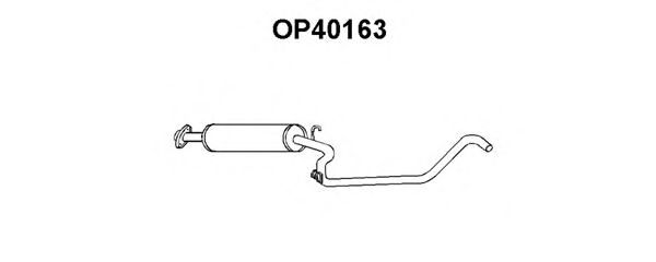 Tubo de Escape para OPEL Kadett 1.6 D