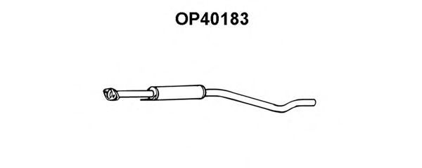 Tubo de Escape para OPEL Astra 1.7 D