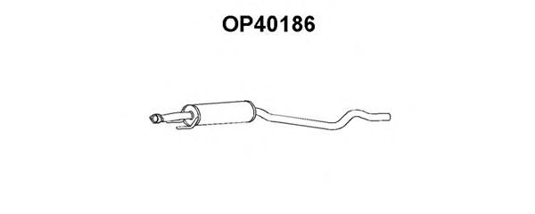 Tubo de Escape para OPEL Astra 1.7 D
