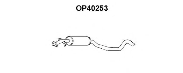 Tubo de Escape para OPEL Vectra 1.7 D