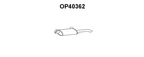 Tubo de Escape para OPEL Astra 1.4i 16V