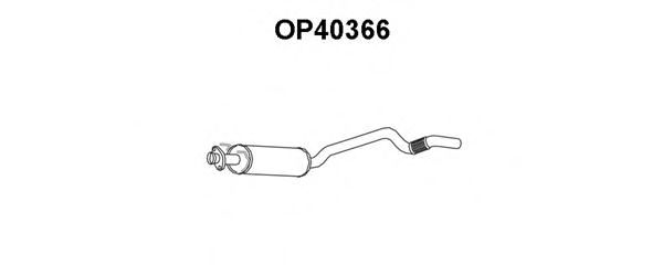 Tubo de Escape para OPEL Astra 1.6i 16V