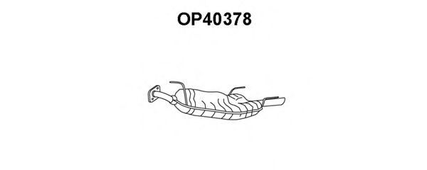 Tubo de Escape para OPEL Vectra 2.2i 16V
