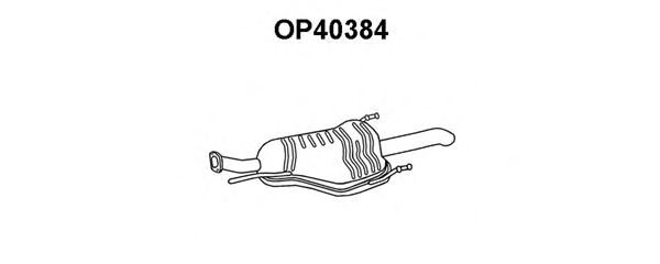 Tubo de Escape para OPEL Astra 1.4i 16V