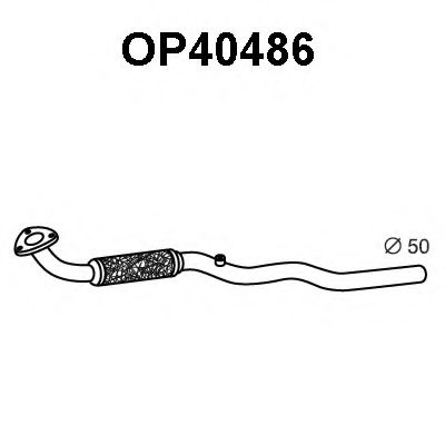 Tubo de Escape para OPEL Astra 1.6 16V
