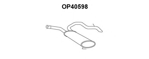 Tubo de Escape para NISSAN Primastar 1.9 dCi 80
