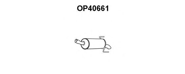 Tubo de Escape para OPEL Astra 1.6 16V