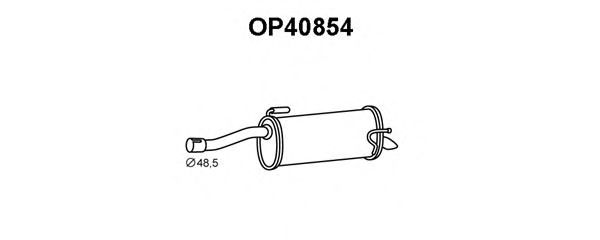 Tubo de Escape para OPEL Corsa 1.7 DTI