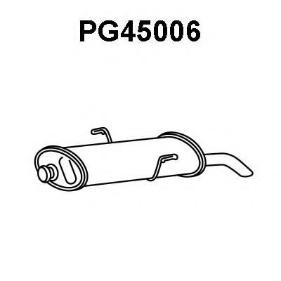 Tubo de Escape para PEUGEOT 306 1.9 TD
