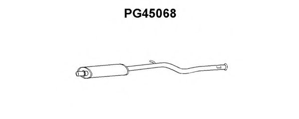 Tubo de Escape para PEUGEOT 106 1.4i