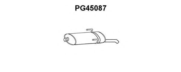 Tubo de Escape para PEUGEOT 205 1.4