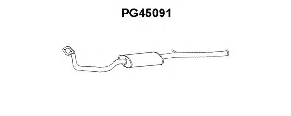 Tubo de Escape para PEUGEOT 205 1.4