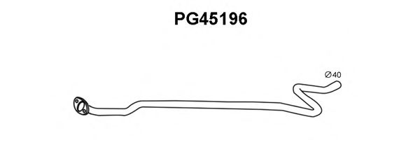 Tubo de Escape para PEUGEOT 207 1.4