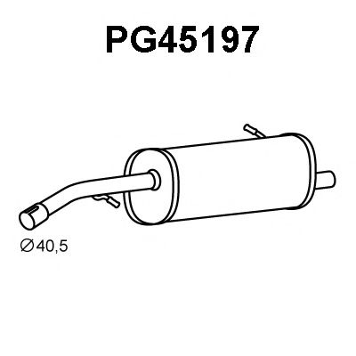 Tubo de Escape para PEUGEOT 207 1.4