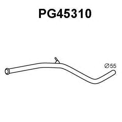 Tubo de Escape para PEUGEOT 308 2.0 HDI