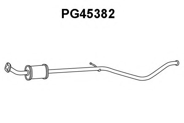 Tubo de Escape para PEUGEOT 308 1.6 HDi