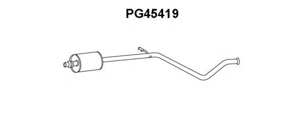 Tubo de Escape para PEUGEOT 307 2.0 16V