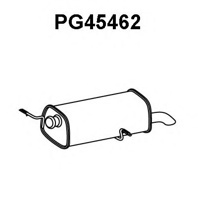 Tubo de Escape para PEUGEOT 307 2.0 16V