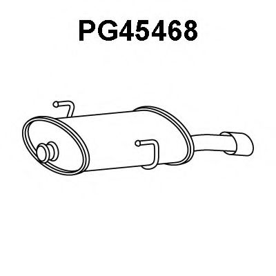 Tubo de Escape para PEUGEOT 206 2.0 GTI 16V