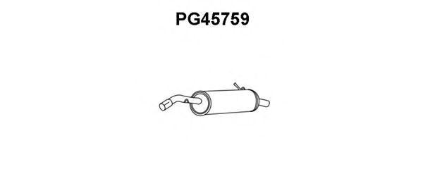 Tubo de Escape para PEUGEOT 207 1.4