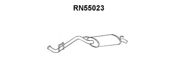Tubo de Escape para RENAULT Clio 1.2