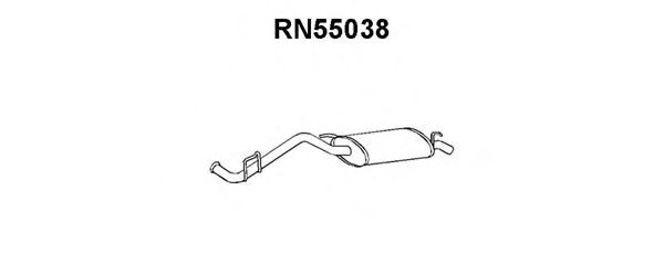 Tubo de Escape para RENAULT Clio 1.4