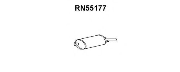 Tubo de Escape para RENAULT R 18 1.6
