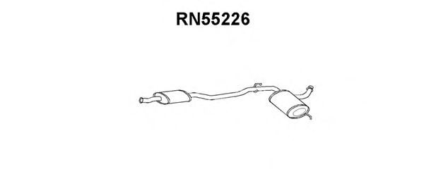 Tubo de Escape para RENAULT R 21 1.4