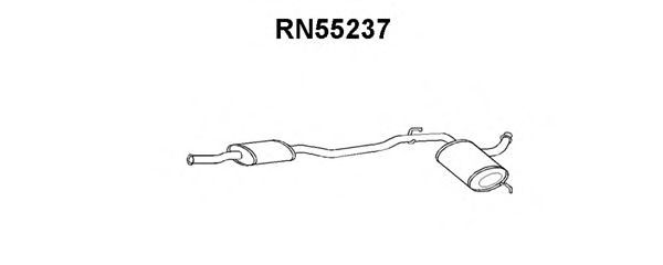 Tubo de Escape para RENAULT R 21 1.7