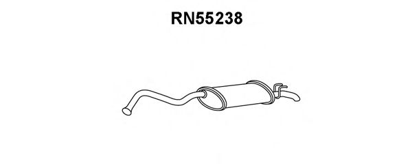 Tubo de Escape para RENAULT R 21 1.7